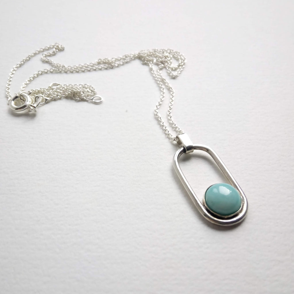 Mid Century Necklace - Onyx