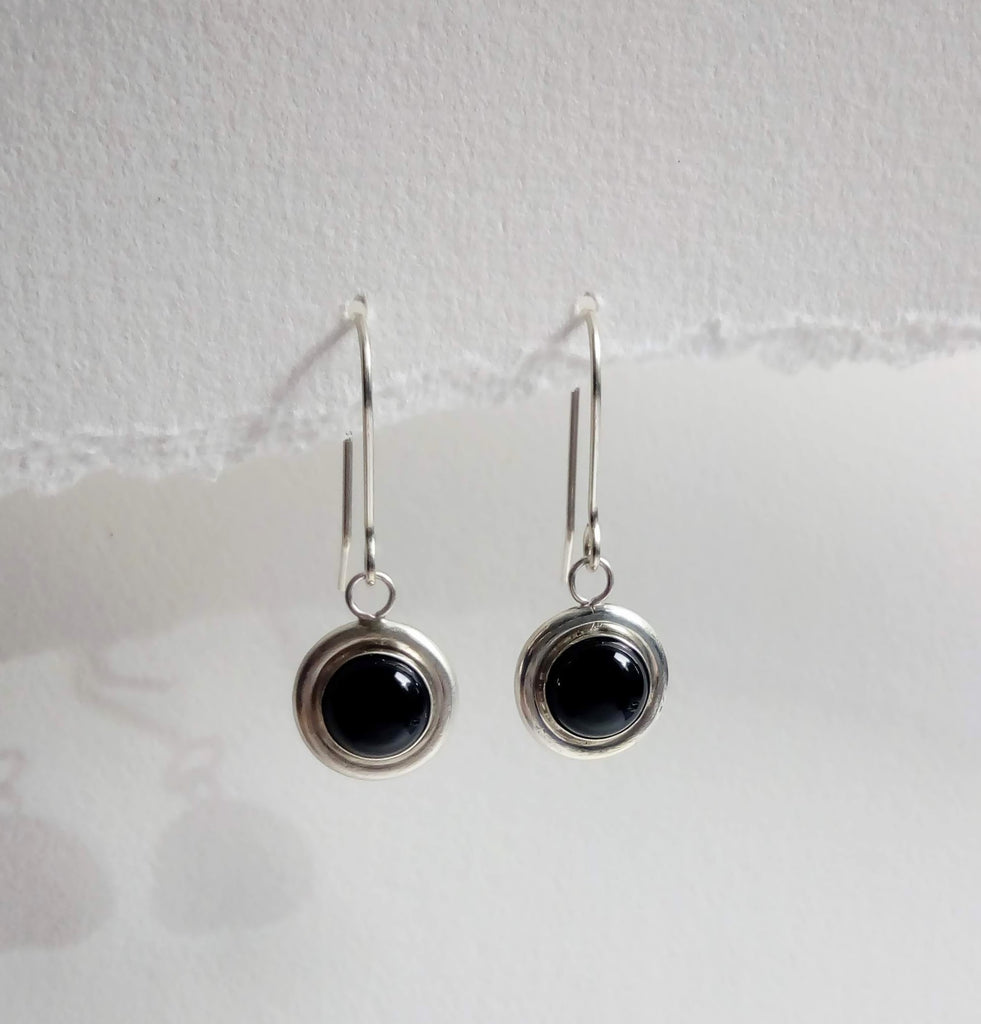 Mid Century Necklace - Onyx