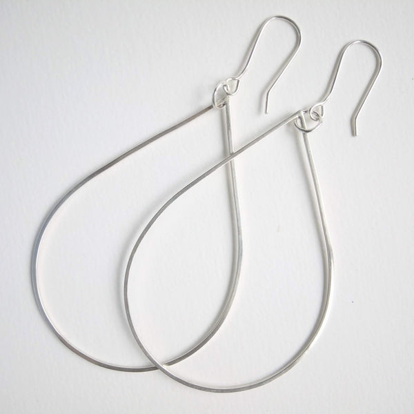 Teardrops are 7cm in length. Earrings hang around 9cm from the ear.