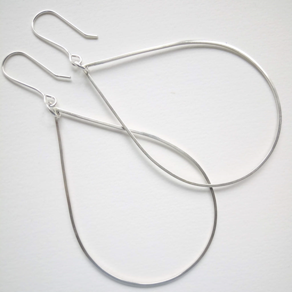 Teardrop Hoop Earrings