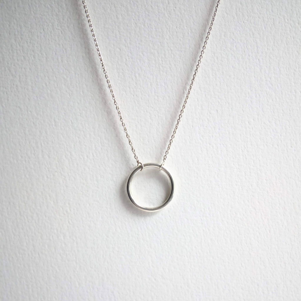 Floating Circle Necklace